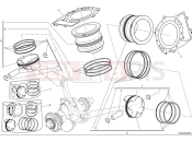 DUCATI 2025 Panigale V2 Superquadro Final Edition Pistons