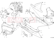 DUCATI 2025 Panigale V2 Superquadro Final Edition Right side fairings
