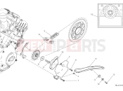 DUCATI Panigale V4 Front sprocket & chain