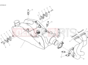 DUCATI 2025 Panigale V4 S Exhaust system - front