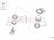 Cylinder & piston - Ducati Hypermotard 698 Mono 2025