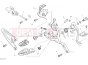 Right footrest - Ducati Hypermotard 698 Mono 2025
