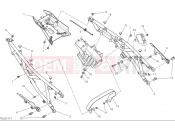 Rear subframe - Ducati Hypermotard 698 Mono 2025
