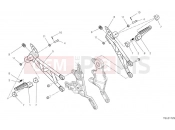 Rear footrests - Ducati Hypermotard 698 Mono 2025