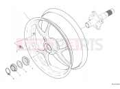 DUCATI 2025 Hypermotard 950 Rear wheel