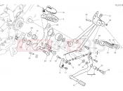 DUCATI 2025 Hypermotard 950 Left footrests