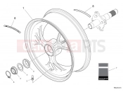 DUCATI 2025 Hypermotard 950 SP Rear wheel