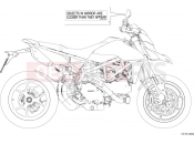 DUCATI 2025 Hypermotard 950 SP Positioning plates