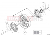 DUCATI 2025 Monster Front wheel