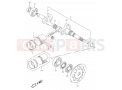 SUZUKI AY50W W (1998) Katana 4C - CRANKSHAFT (MODEL AY50 K1)