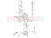 SUZUKI AY50W W (1998) Katana 5A - CARBURETOR (MODEL AY50WR K1)