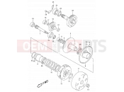 SUZUKI AY50W W (1998) Katana 13C - TRANSMISSION (2) (MODEL AY50WR K1)