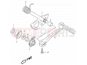 SUZUKI AY50W W (1998) Katana 14 - KICK STARTER (MODEL V/W)