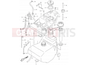SUZUKI AY50W W (1998) Katana 27 - FUEL TANK
