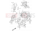 SUZUKI AY50W Y (2000) Katana 2C - CRANKCASE (MODEL AY50 K1)