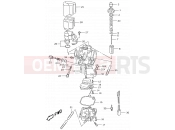 SUZUKI AY50W Y (2000) Katana 5C - CARBURETOR (MODEL AY50 K1)