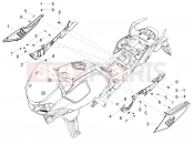 Central body - Motoguzzi V100 Mandello E5 (EU) 2022