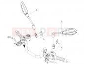 Driving mirror/s - Motoguzzi V100 Mandello E5 (EU) 2022