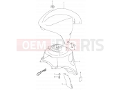 SUZUKI AY50W Y (2000) Katana 33A - FRONT FENDER (MODEL Y)