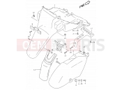 SUZUKI AY50W Y (2000) Katana 37A - REAR FENDER (MODEL Y)
