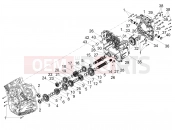MOTOGUZZI V100 Mandello S E5+ (EU) Gear box - Gear assembly