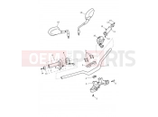 Triumph 2022 Trident 660 Handlebars, Top Yoke & Mirrors