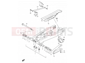 SUZUKI DF125E Y (2000) 46 - REAR SWINGING ARM
