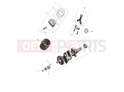 Triumph 2024 Daytona 660 Crankshaft, Conrods & Pistons