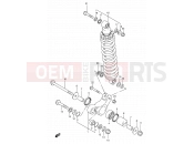 SUZUKI DF200E X (1999) 47 - REAR CUSHION LEVER