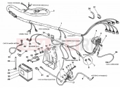DUCATI 1995 Superbike 888 BATTERY » WIRING HARNESS