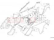 DUCATI 2025 Multistrada V4 RS Frame cover, left