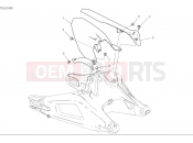 DUCATI 2025 Monster Plus Rear mudguard