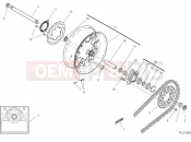 DUCATI 2025 Scrambler Icon Dark Rear wheel