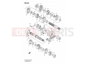 SUZUKI DL1000 K7 (2007) V-Strom (E02,E19,E24,E37) 23 - TRANSMISSION