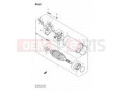 SUZUKI DL1000 K7 (2007) V-Strom (E02,E19,E24,E37) 25 - STARTING MOTOR