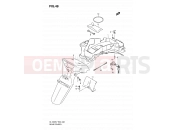 SUZUKI DL1000 K7 (2007) V-Strom (E02,E19,E24,E37) 48 - REAR FENDER