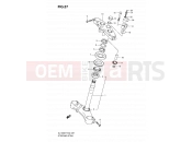 SUZUKI DL1000 K7 (2007) V-Strom (E02,E19,E24,E37) 57 - STEERING STEM