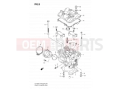 SUZUKI DL1000 K7 (2007) V-Strom (E03,E28,E33) 3 - REAR CYLINDER HEAD