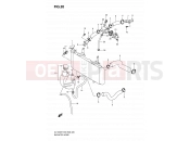 SUZUKI DL1000 K7 (2007) V-Strom (E03,E28,E33) 20 - RADIATOR HOSE