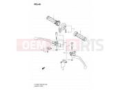 SUZUKI DL1000 K7 (2007) V-Strom (E03,E28,E33) 45 - HANDLE LEVER