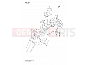 SUZUKI DL1000 K7 (2007) V-Strom (E03,E28,E33) 47 - REAR FENDER