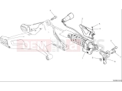DUCATI 2025 Multistrada V2 Rear shock absorber