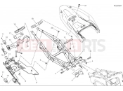 DUCATI 2025 Multistrada V2 Rear subframe