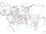 DUCATI 2025 Multistrada V2 Cooling circuit