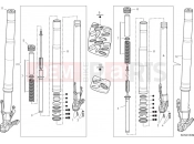 DUCATI 2025 Multistrada V4 Front fork