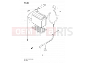 28 - BATTERY - Suzuki DL1000 K8 (2008) V-Strom (E03,E28,E33)
