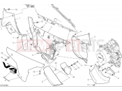 DUCATI 2025 Multistrada V4 S Frame cover, right side