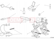 DUCATI 2025 Scrambler Nightshift Workshop service tools (frame)