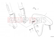 DUCATI 2025 Streetfighter V2 Front mudguard