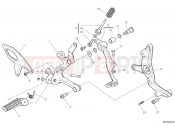 DUCATI 2025 Streetfighter V2 Right footrest